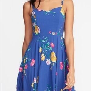 Floral Blue Dress